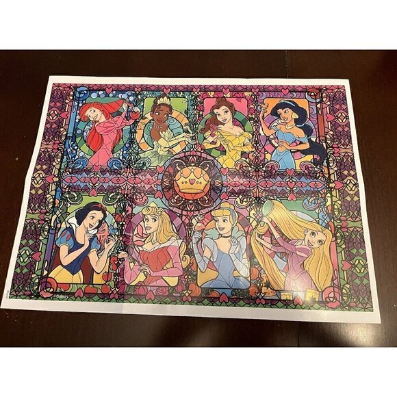 Ceaco 2021 Disney Princess Collage 1000 Piece Puzzle 26.6" x 19" Bonus Poster - Picture 9 of 11